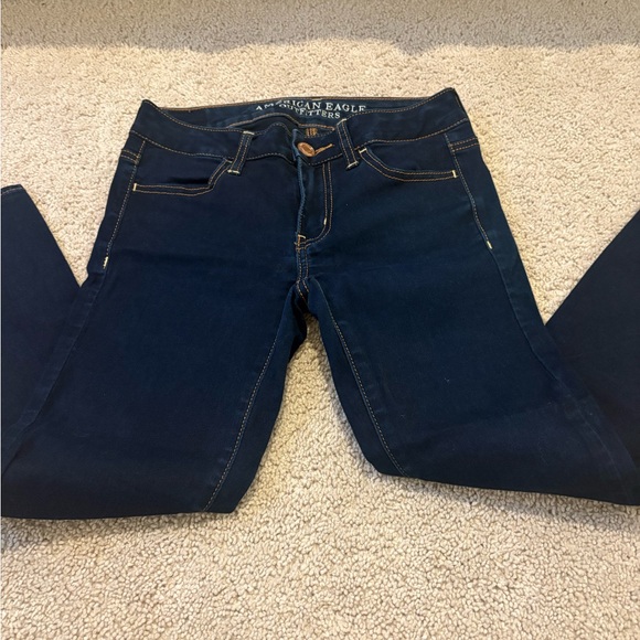 American Eagle Outfitters Denim - American Eagle Outfitters Women's Navy Skinny Jeans